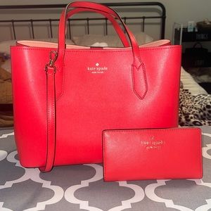 Kate Spade purse with wallet